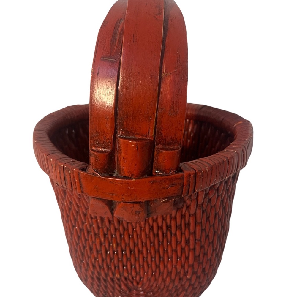 Antique Asian Fishing Basket